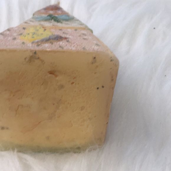 Vtg Green /Yellow /Brown Pyramid Drip Colored Candle(New, Not Used) - Picture 11 of 13